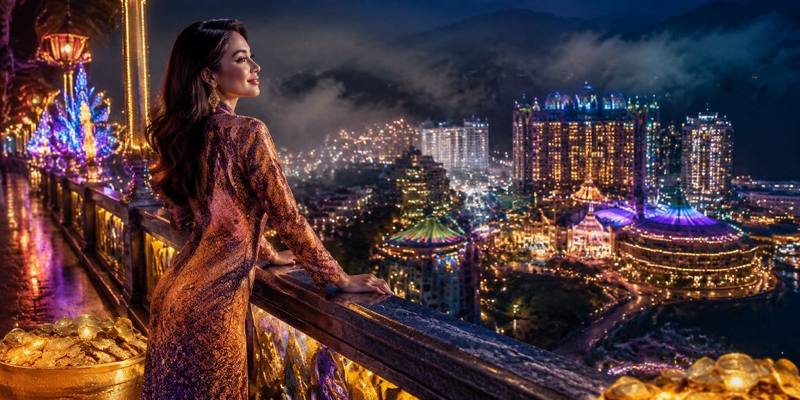 Suasana kasino di Genting Highlands bergaya batik